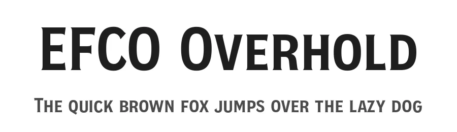 EFCO Overhold