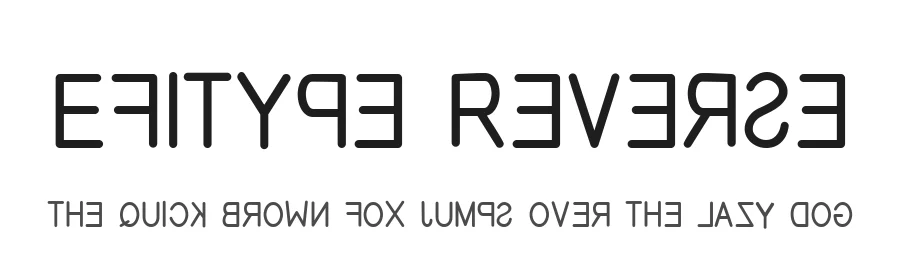Efitype Reverse by Grafito Design — Sans Serif Font
