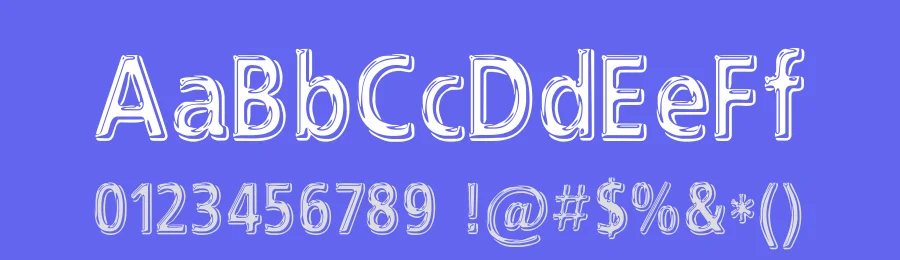 EFN Black Chrome by EuroFONT — Decorative Font — thumbnail 3