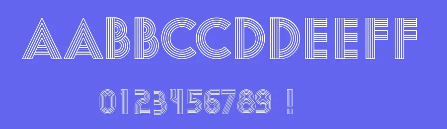 Egypat by Vladimir Nikolic — Decorative Font — thumbnail 3
