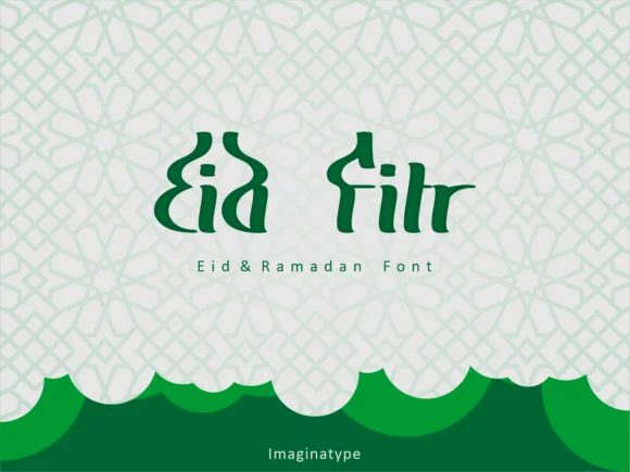 Eid Fitr Font by nryntdw — Script Handwritten Font