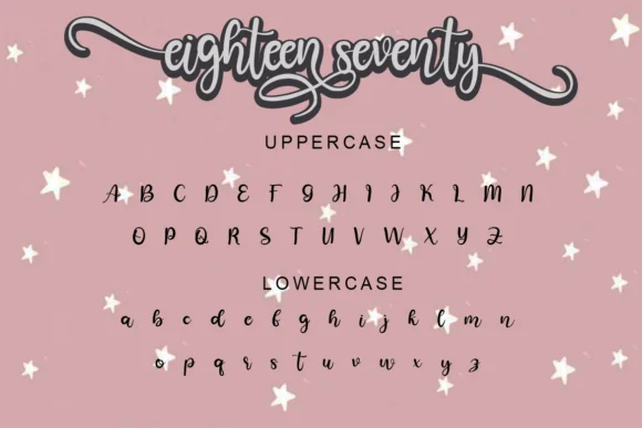 Eighteen Seventy Font by WinType — Script Handwritten Font — thumbnail 8