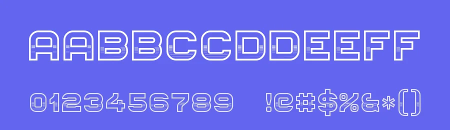 Eighties Monster by Vít Čondák — Decorative Font — thumbnail 3