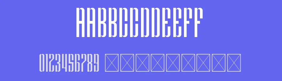 Eighty Nine 75020 by Damien Gosset — Sans Serif Font — thumbnail 3