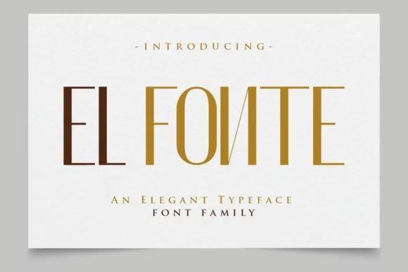 El Fonte Font by Gilar Studio — Wedding Font