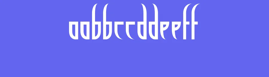 El Diablo by defaulterror — Blackletter Font — thumbnail 3