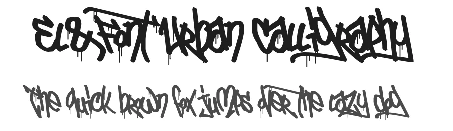 El&Font Urban Calligraphy