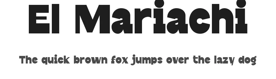 El Mariachi by Ikiiko Type — Decorative Font