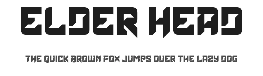 Elder Head by Chequered Ink — Display Font