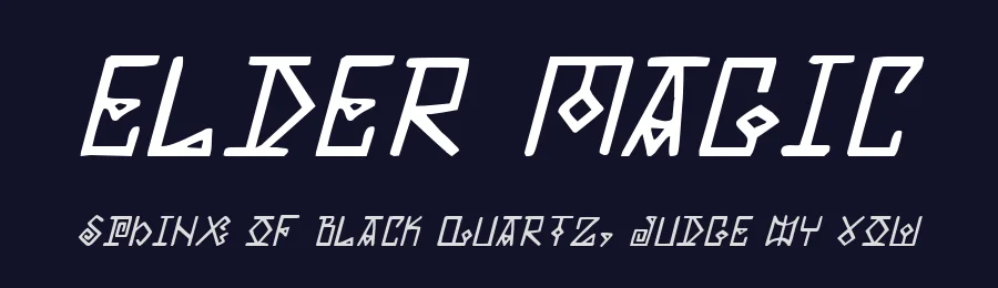 Elder Magic by Iconian Fonts — Decorative Font — thumbnail 2