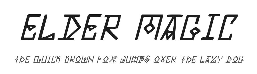 Elder Magic by Iconian Fonts â Decorative Font