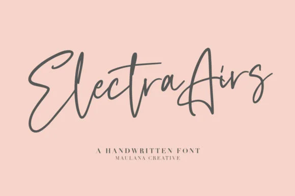 Electra Airs Font by Maulana Creative — Script Handwritten Font