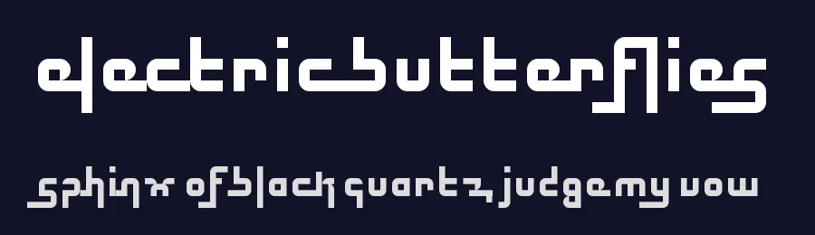 Electric Butterflies by Hawtpixel — Display Font — thumbnail 2