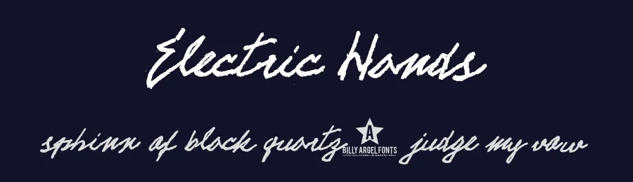 Electric Hands by Billy Argel Fonts ® — Script Handwritten Font — thumbnail 2
