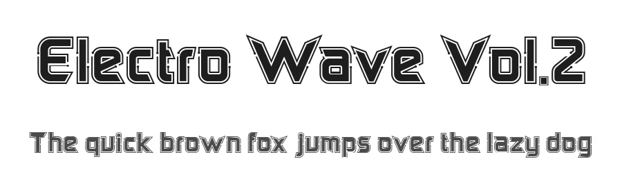 Electro Wave Vol.2 by JamalCreativeStudio — Display Font