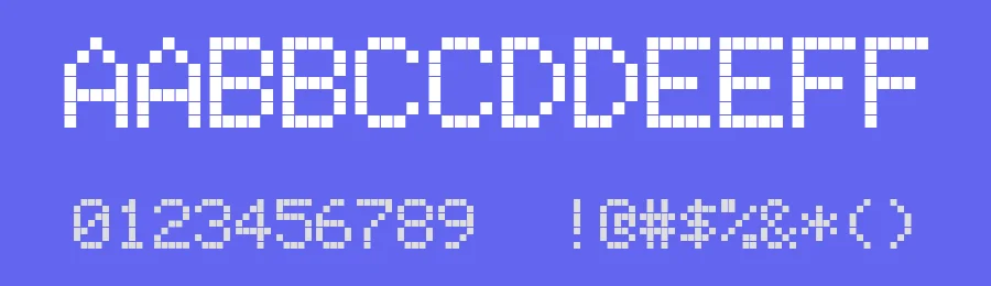 Electronic Highway Sign by Ash Pikachu Font — Display Font — thumbnail 3