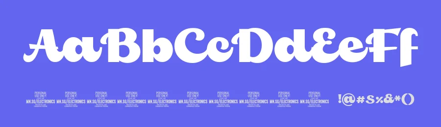Electronics by Måns Grebäck — Script Handwritten Font — thumbnail 3