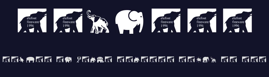 Elefont — Dingbats Font — thumbnail 2