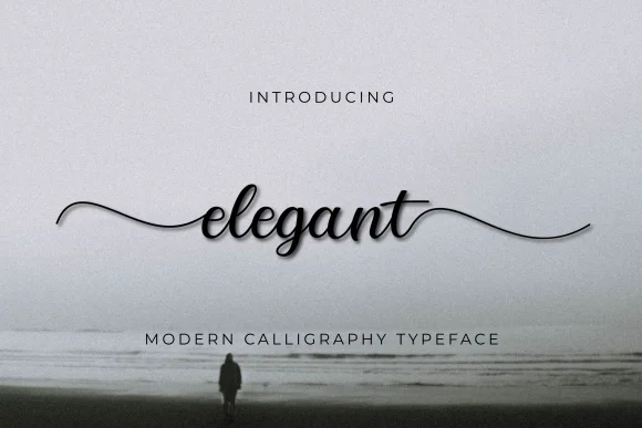 Elegant Font by zulkhairilettering by zulkhairilettering — Script Handwritten Font