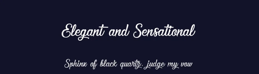 Elegant and Sensational by Cat.B — Script Handwritten Font — thumbnail 2