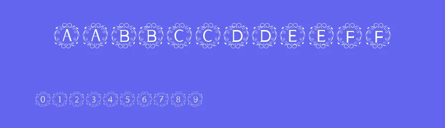 Elegant Monogram by share font — Decorative Font — thumbnail 3