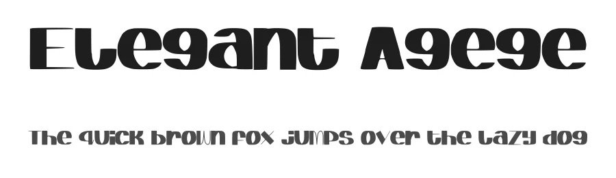 Elegant Agege by Ohab Tbj — Decorative Font