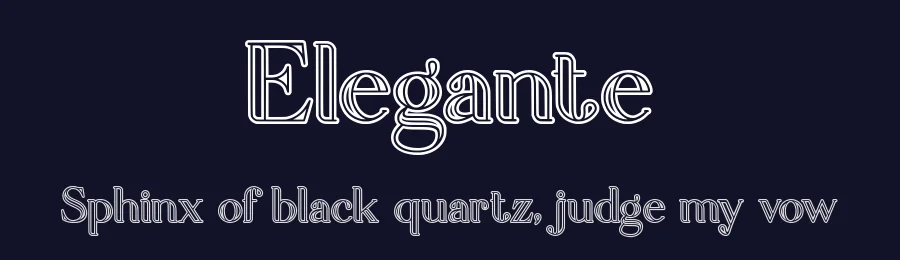 Elegante by StringLabs Creative Studio — Decorative Font — thumbnail 2