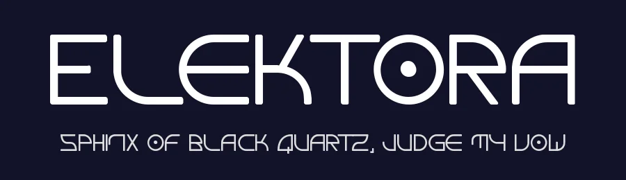 Elektora by Apostrophic Labs — Display Font — thumbnail 2