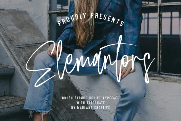 Elemantors Font by Maulana Creative — Script Handwritten Font