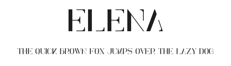 Elena by VPcreativeshop — Sans Serif Font