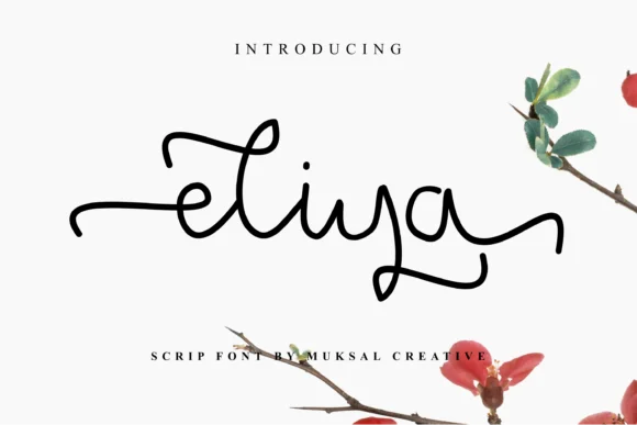 Eliya Font by Muksal Creative — Script Handwritten Font