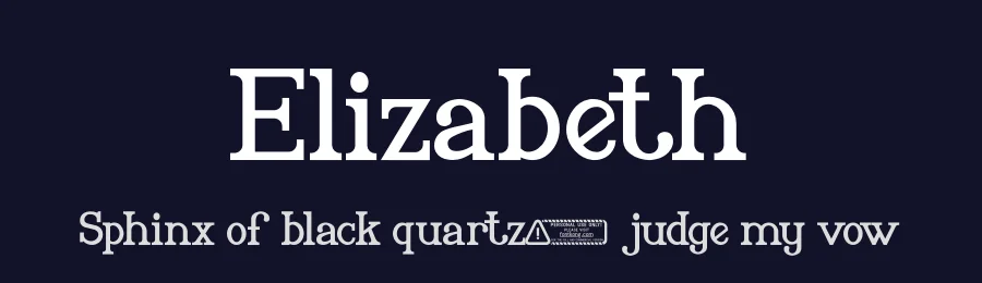 Elizabeth by Kong Font — Serif Font — thumbnail 2