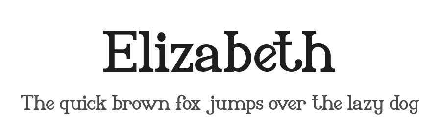 Elizabeth by Kong Font — Serif Font