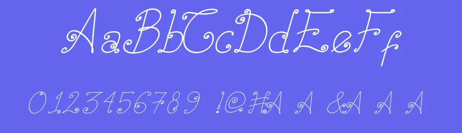 Elizabeth Ruelas by David Panca — Decorative Font — thumbnail 3