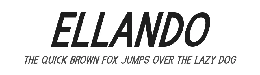 Ellando by Fontaris Studio β Sans Serif Font