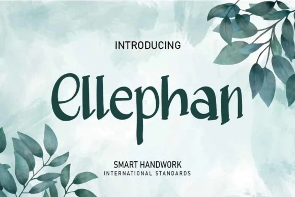 Ellephan Font by shiddiq.art — Script Handwritten Font