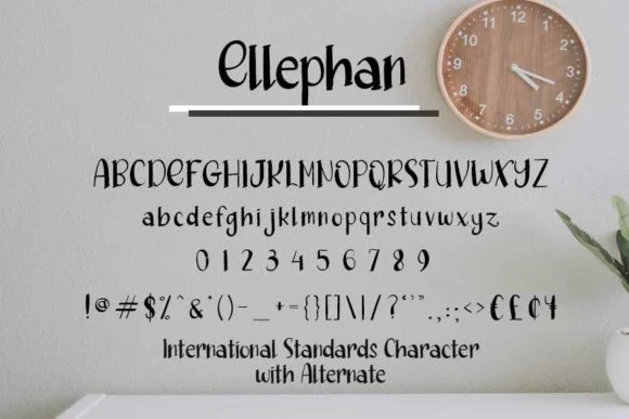 Ellephan Font by shiddiq.art — Script Handwritten Font — thumbnail 3