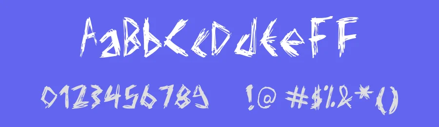 Elmar's Scratch Type by Toro Elmar — Script Handwritten Font — thumbnail 3