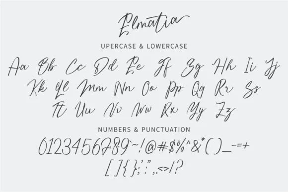 Elmatia Font by GFRcreative — Script Handwritten Font — thumbnail 3