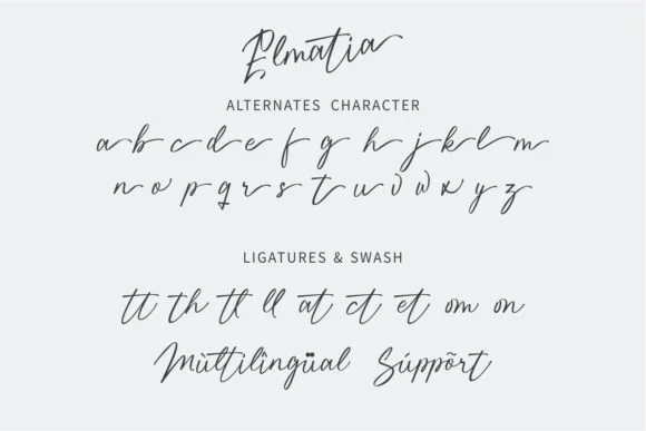 Elmatia Font by GFRcreative — Script Handwritten Font — thumbnail 4