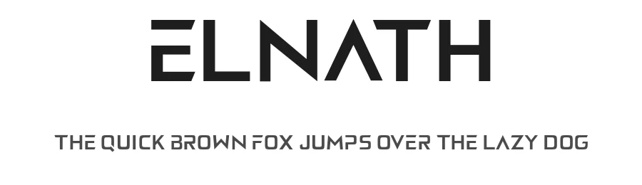 Elnath by Talebrew — Display Font