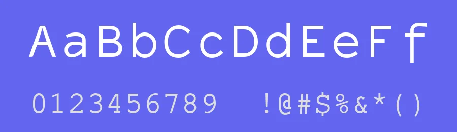 ElroNet Monospace by Shmuel Guttman — Sans Serif Font — thumbnail 3