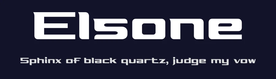 Elsone by RantautypeStudio — Display Font — thumbnail 2