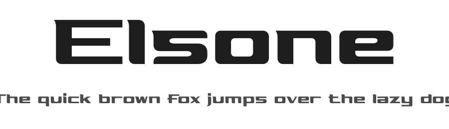 Elsone by RantautypeStudio — Display Font