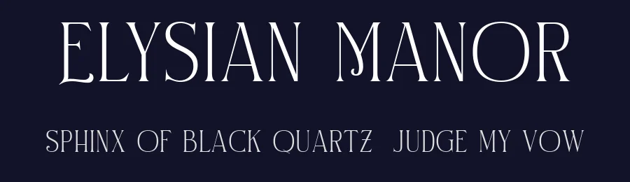 Elysian Manor by Letterhend Studio — Decorative Font — thumbnail 2