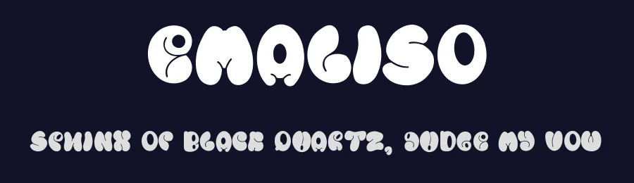 Emaliso by Dhabee Studio — Decorative Font — thumbnail 2