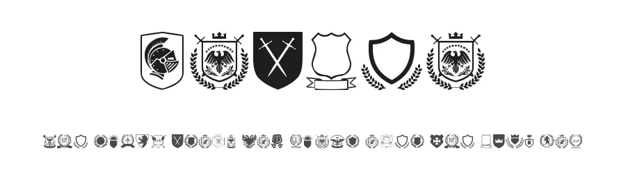 Emblem by Woodcutter — Dingbats Font