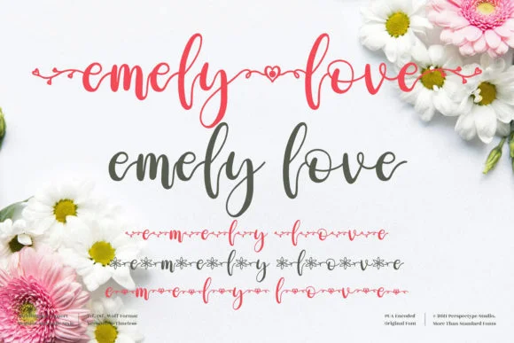 Emely Love Font by Perspectype — Script Handwritten Font