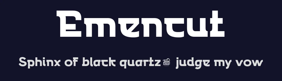Emencut by twinletter — Sans Serif Font — thumbnail 2