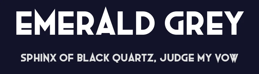 Emerald Grey by Chequered Ink — Sans Serif Font — thumbnail 2